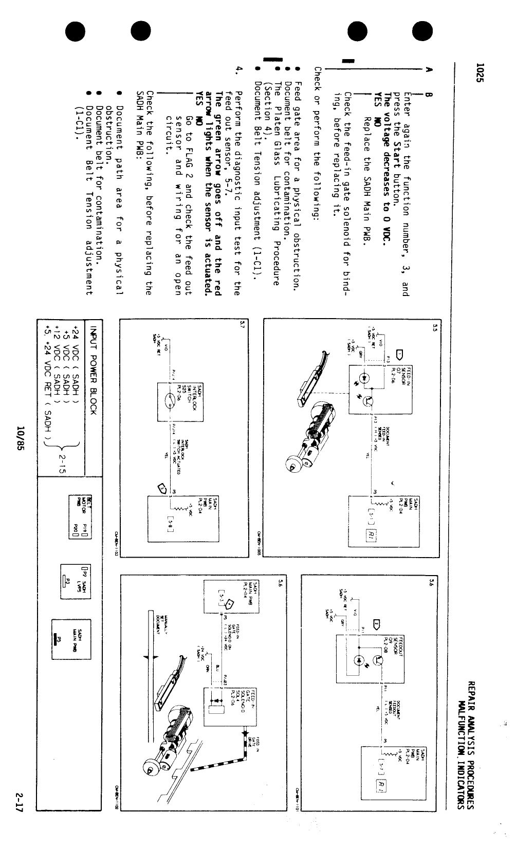 Xerox Copier 1025 Parts List and Service Manual-3